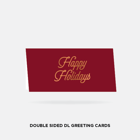 Double Sided DL Greeting Cards