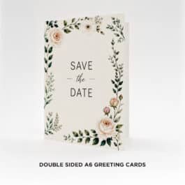 Double Sided A6 Greeting Cards