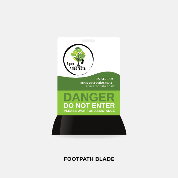 Footpath-blade