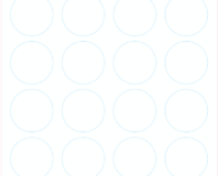 Circle paper labels on a4 24 up