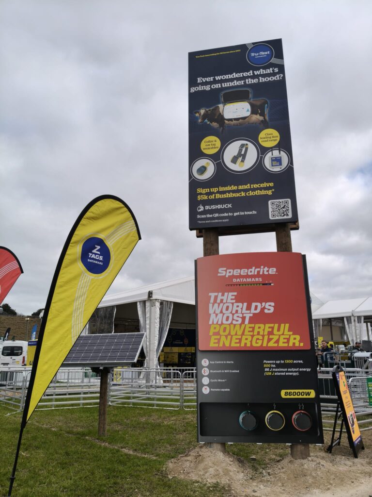datamars fieldays signage and flag